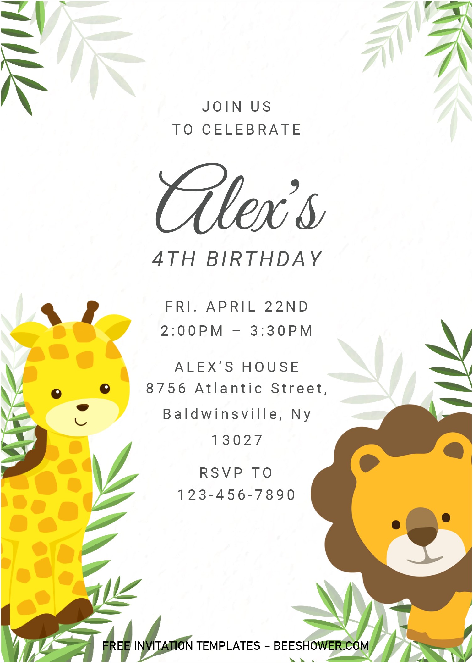 Baby Shower Invitations Templates Ms Word