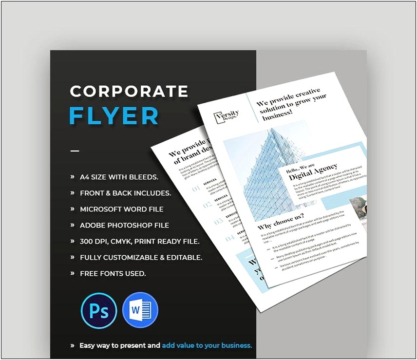 Basic Flyer Templates For Microsoft Word