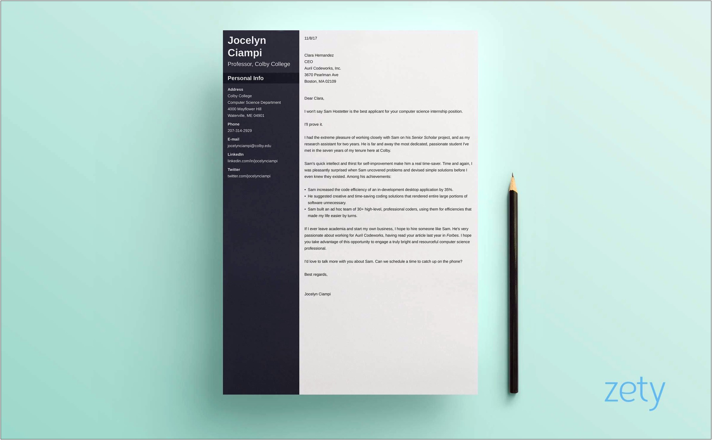 Basic Letter Of Recommendation Template Word