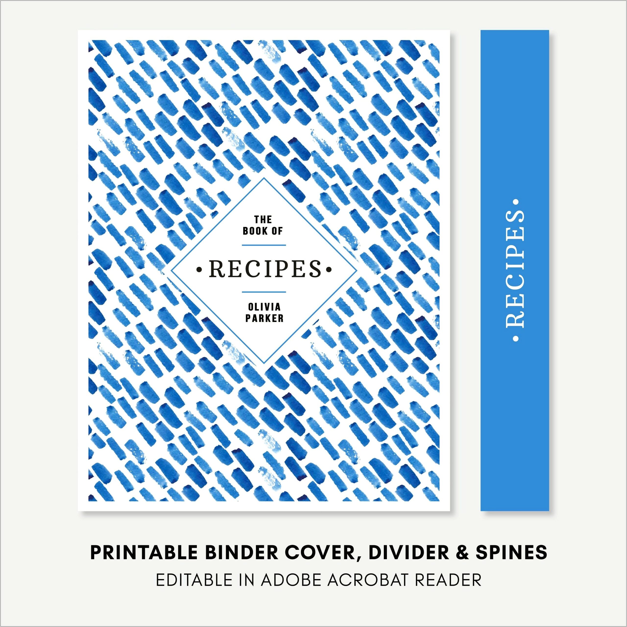 Binder Cover And Spine Templates Word