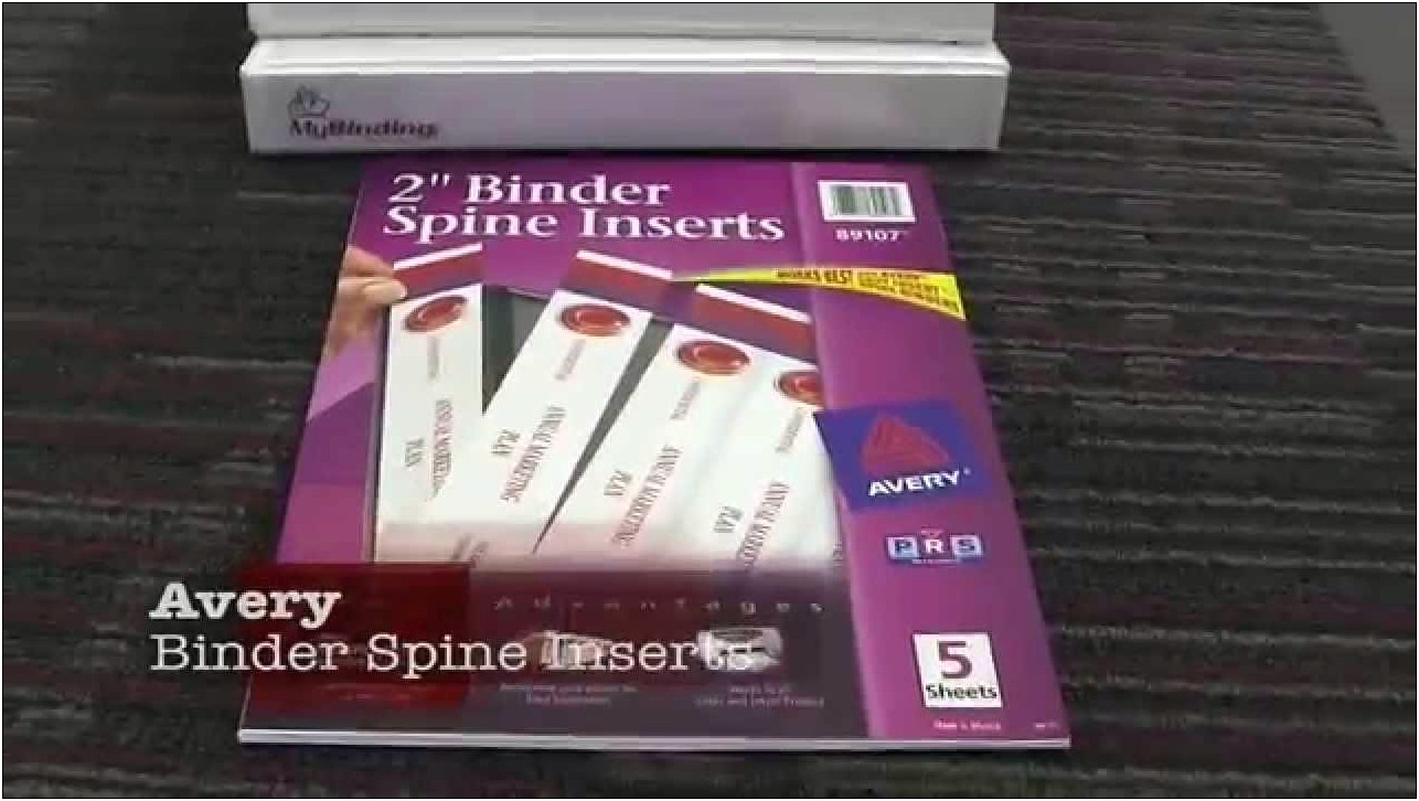 Binder Spine Template 3 Inch Word