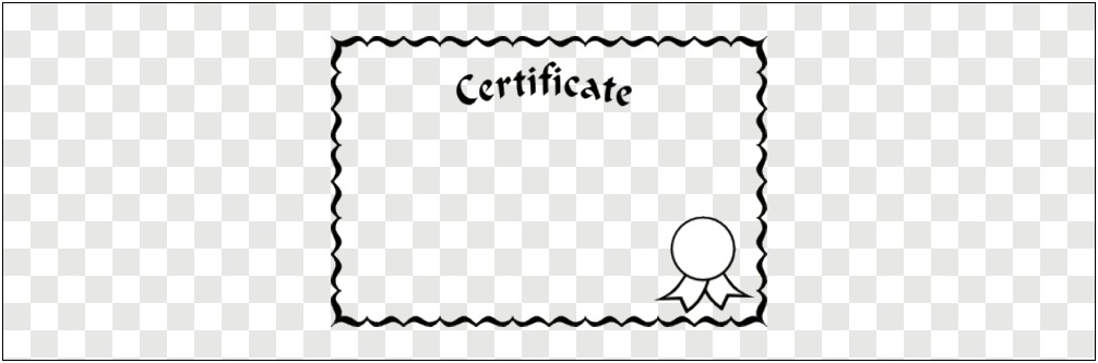 Blank Award Certificate Templates For Word