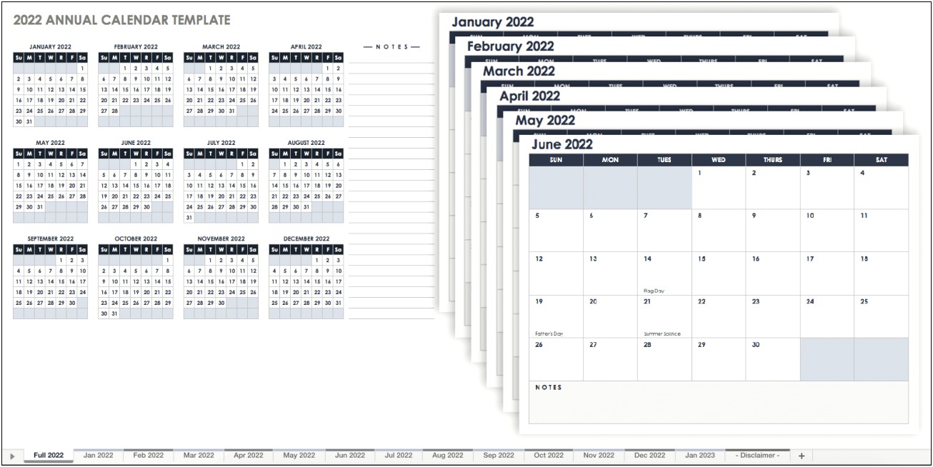 Blank Calendar Template For Microsoft Word