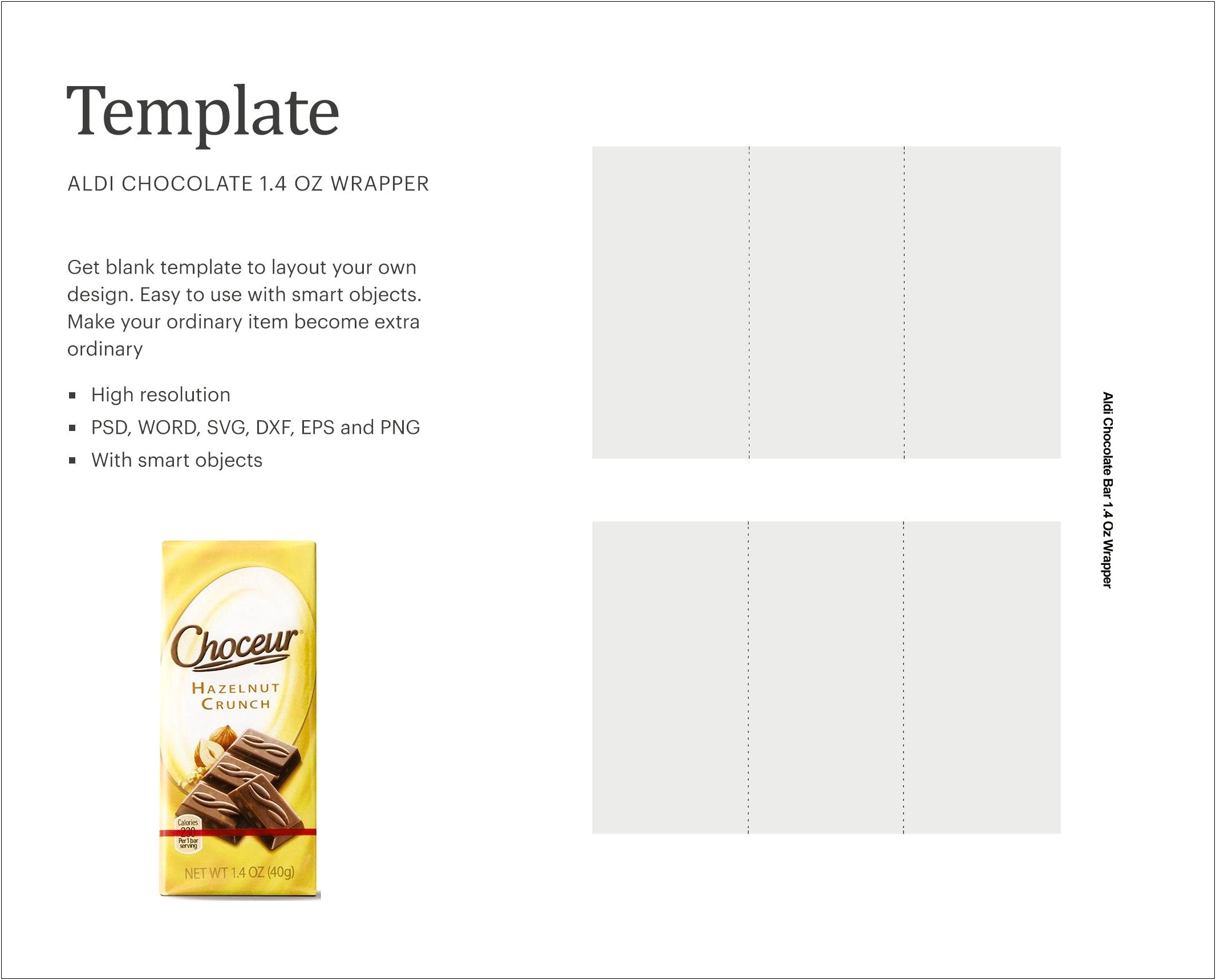Blank Candy Bar Wrapper Template For Word