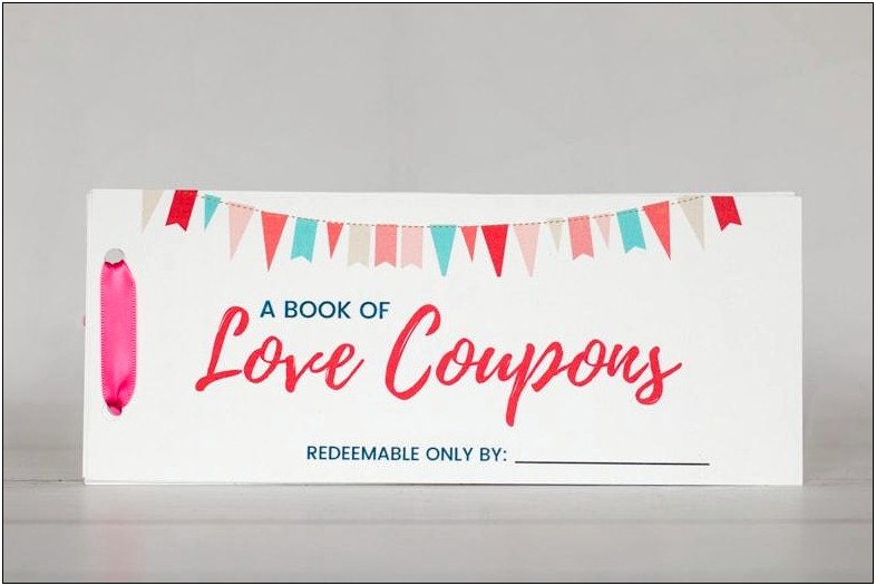 Blank Coupon Book Template For Word