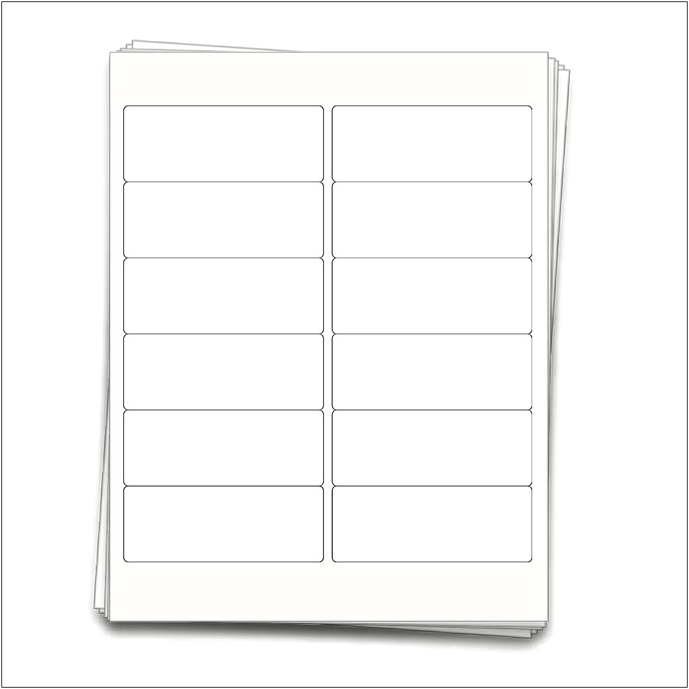 Blank Label Template For Microsoft Word