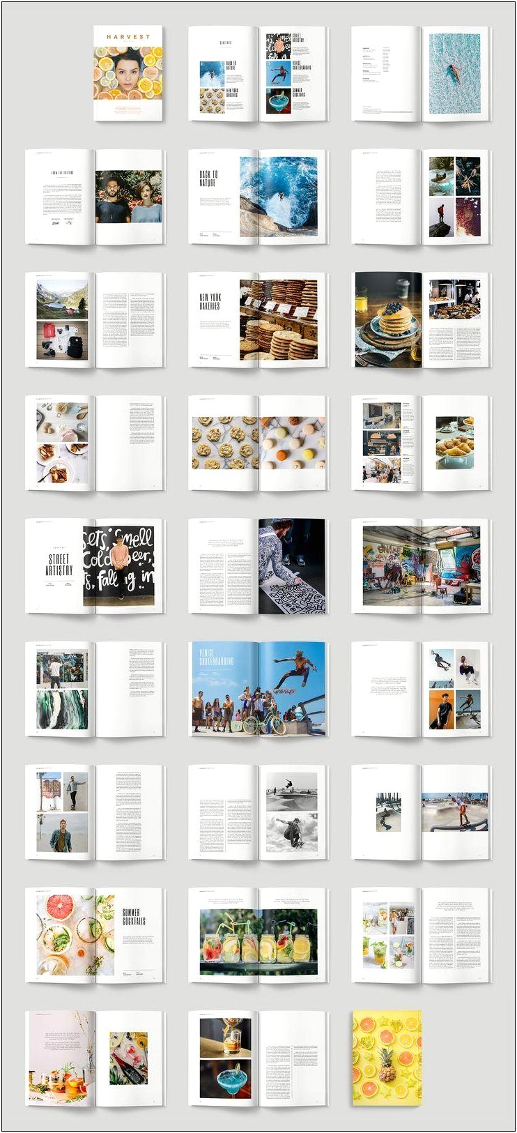 Blank Magazine Layout Templates For Microsoft Word