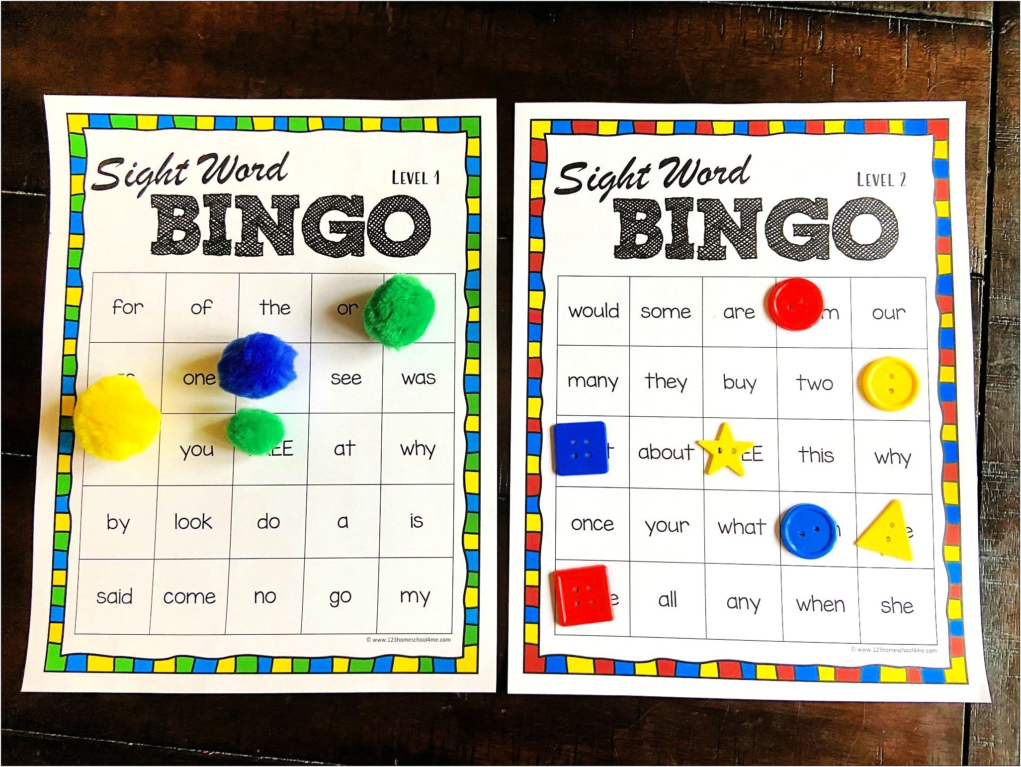 Blank Template For Sight Word Coloring