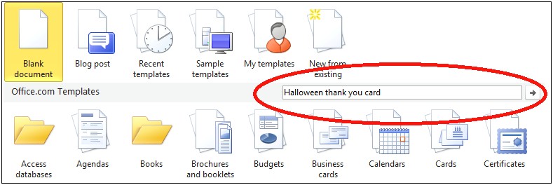 Blank Thank You Card Microsoft Word Template