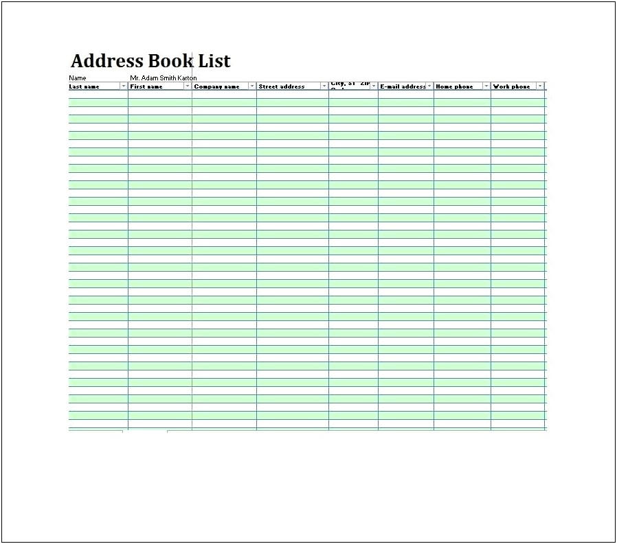 Book Club Reading List Template Word