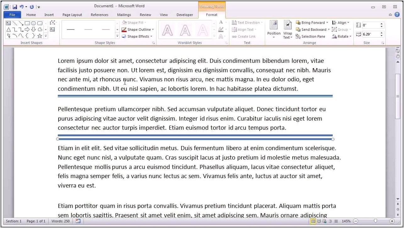 Border Templates For Microsoft Word 2010