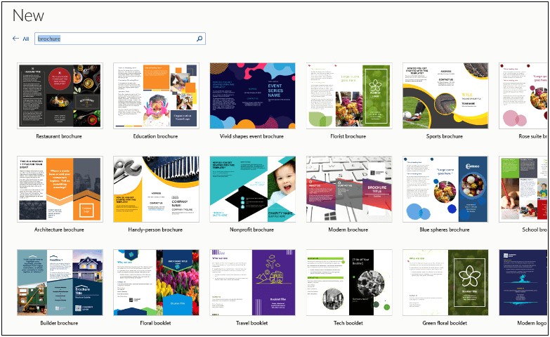 Brochure Template In Microsoft Word 2013