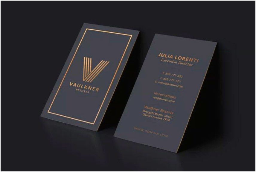 Business Card 2 Sided Template Word