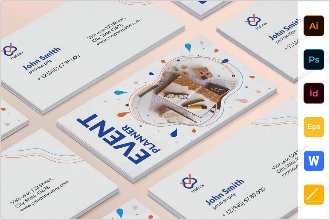 Business Card Design Template Microsoft Word