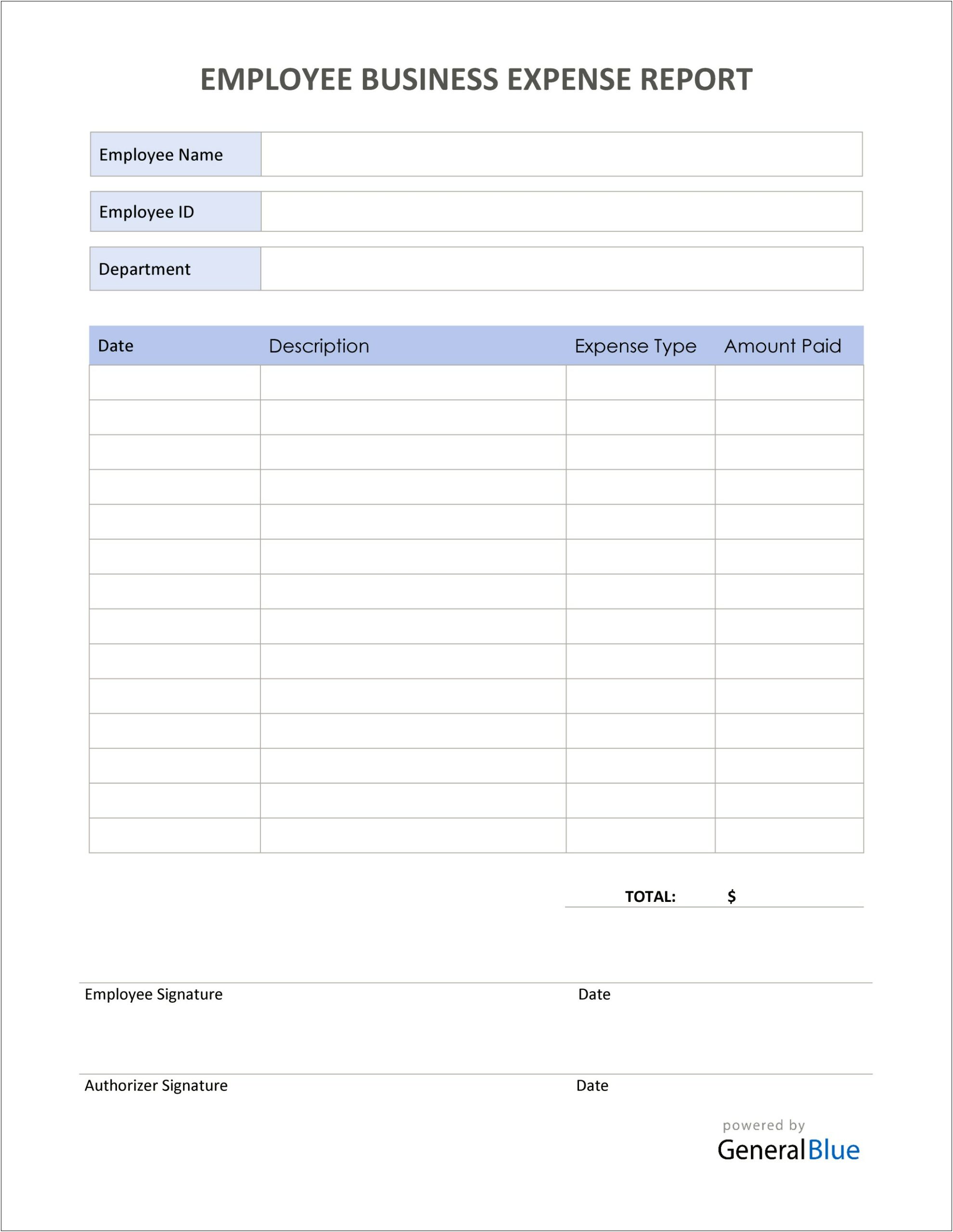 Business Expense Budget Template Office Excel Word