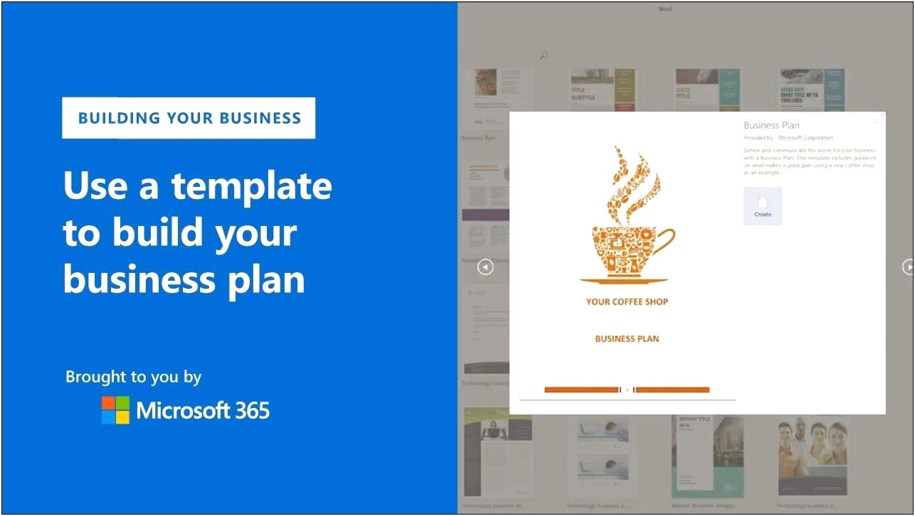 Business Plan Template In Microsoft Word