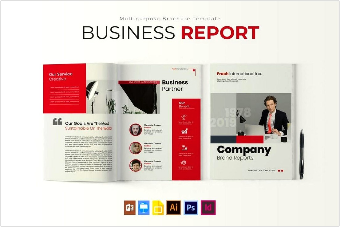 Business Promotional Pdf With Images Template Word