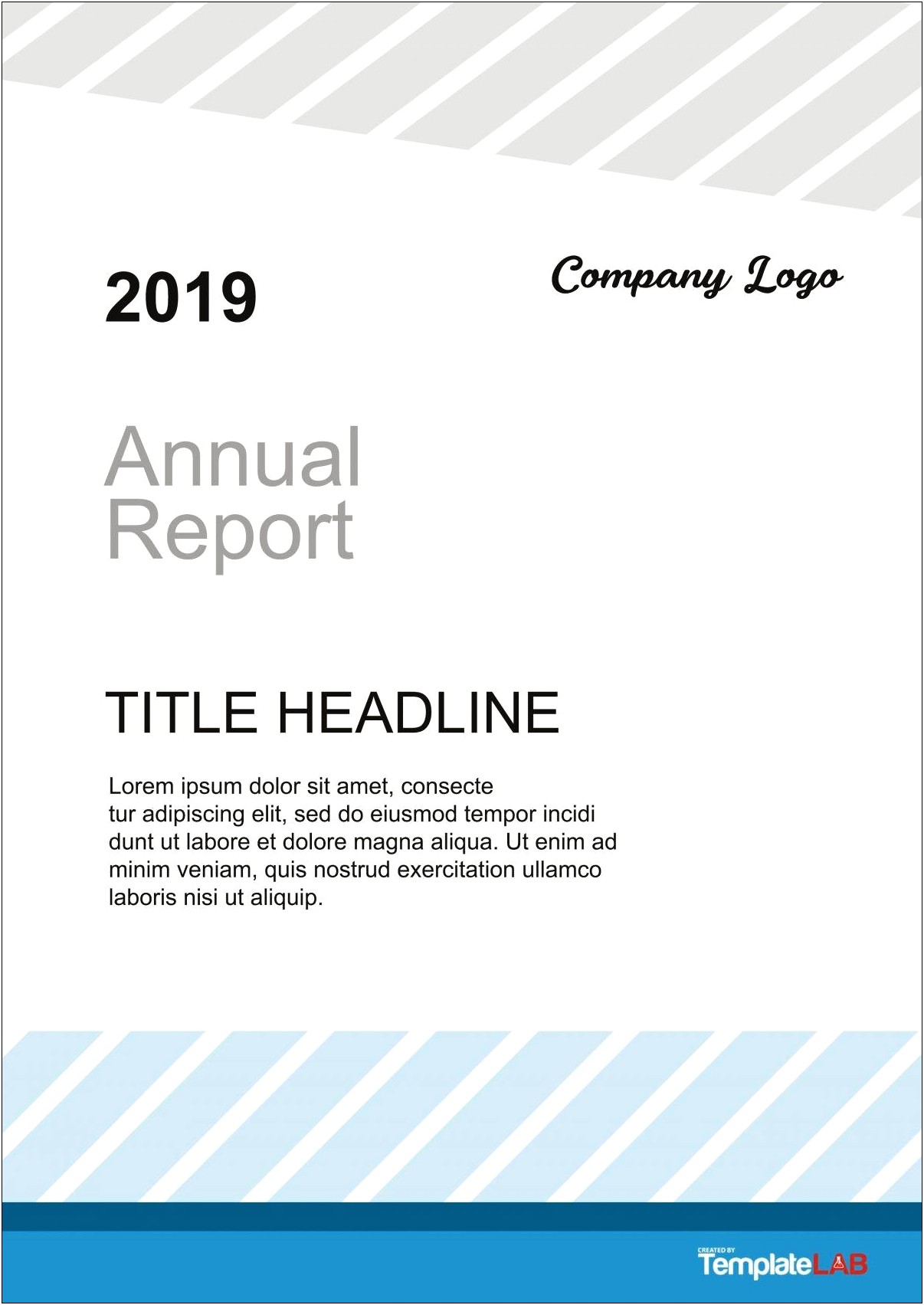 Business Report Cover Page Template Word