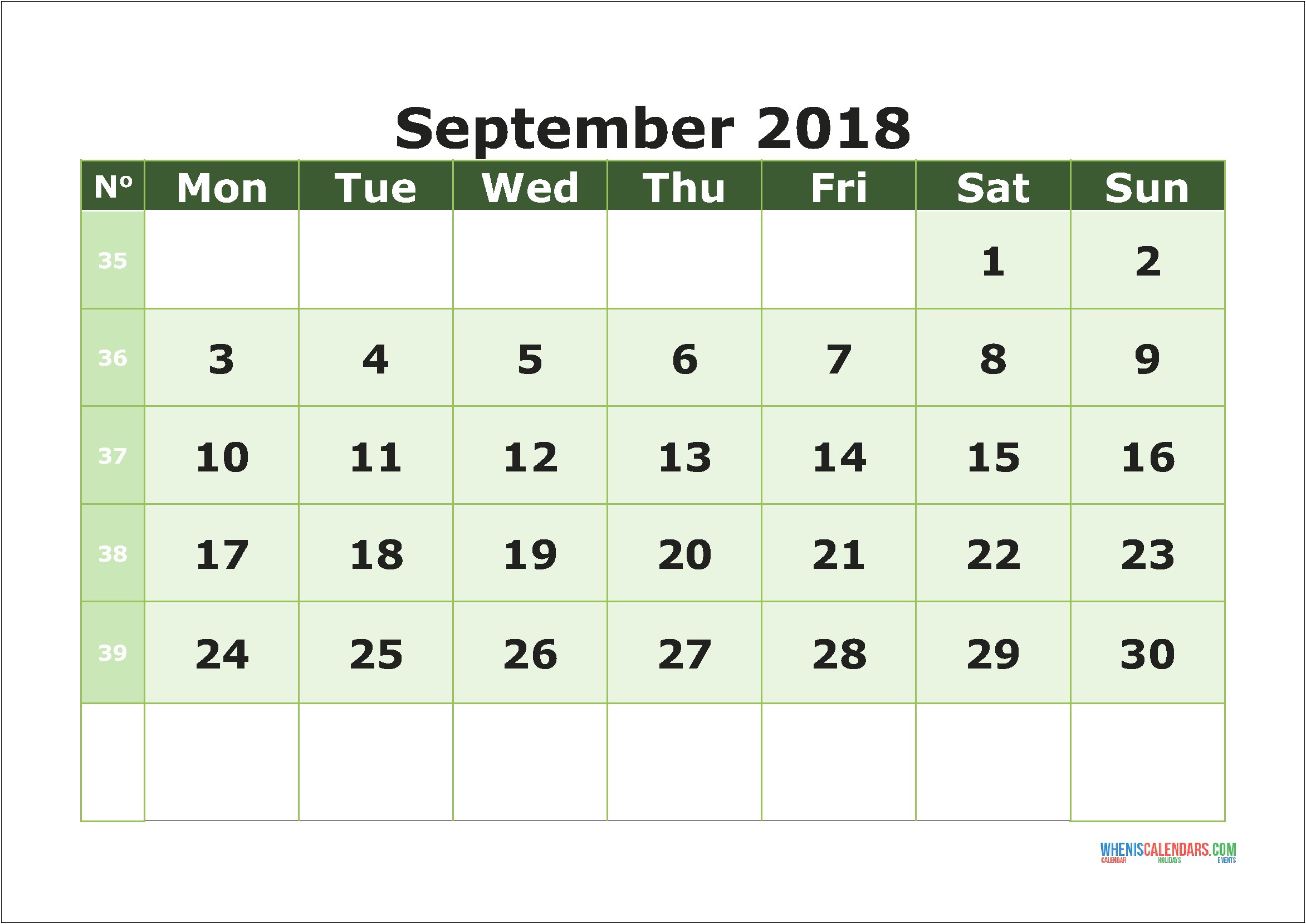 Calendar Template 2017 And 2018 Word