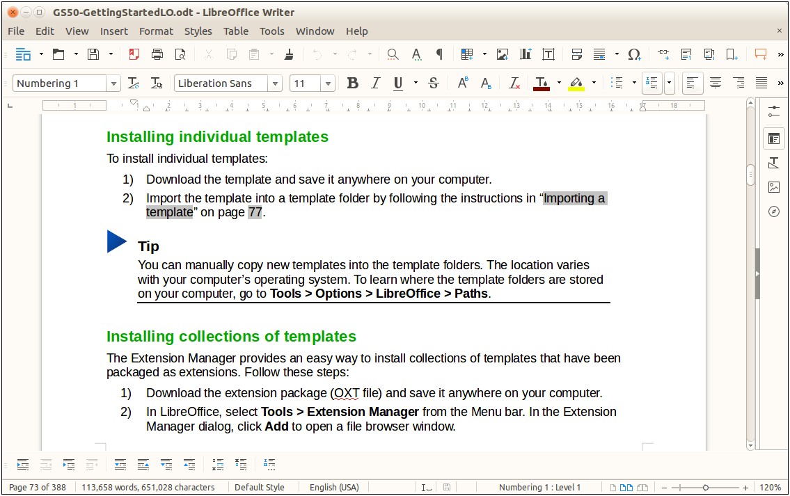 Can You Use Word Templates In Libreoffice