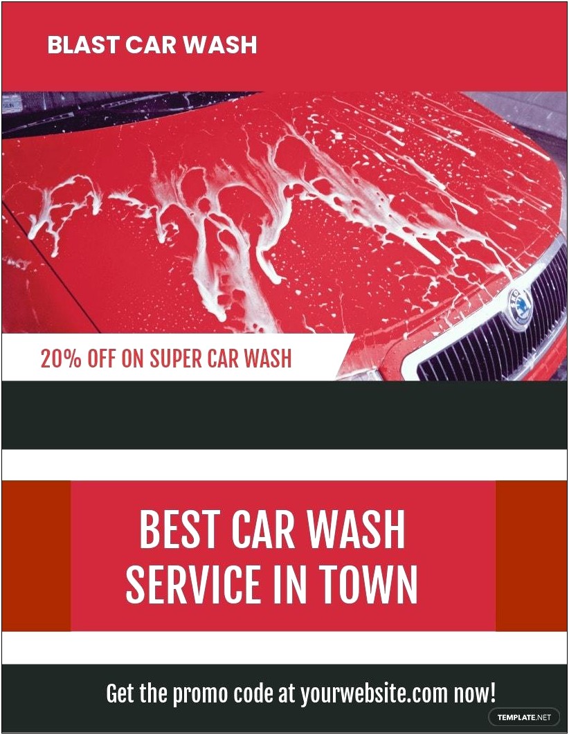 Car Wash Ticket Template Microsoft Word