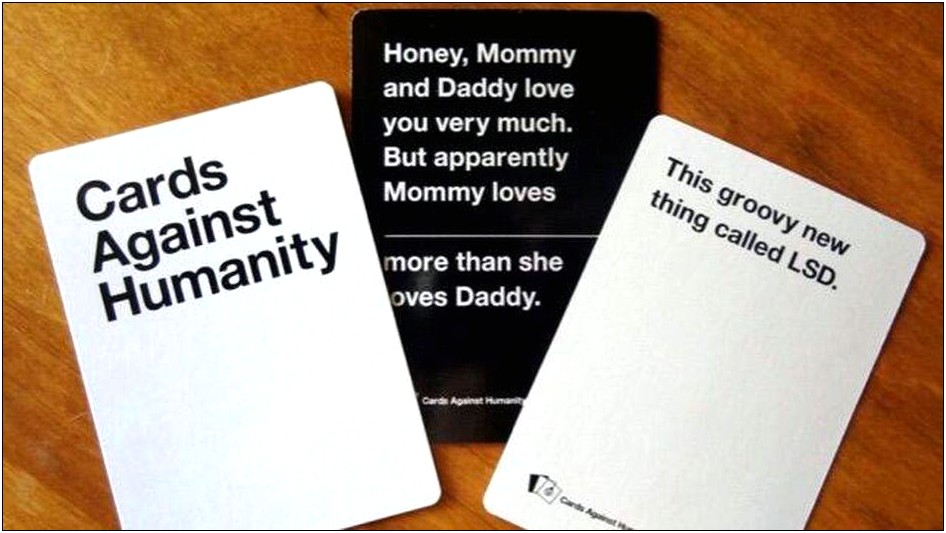 Cards Against Humanity Microsoft Word Template