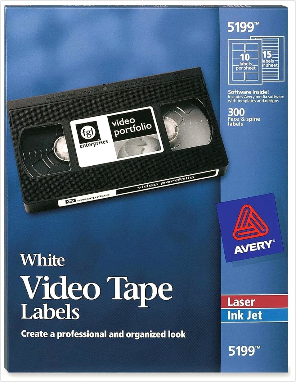 Cassette Tape Label Template Microsoft Word