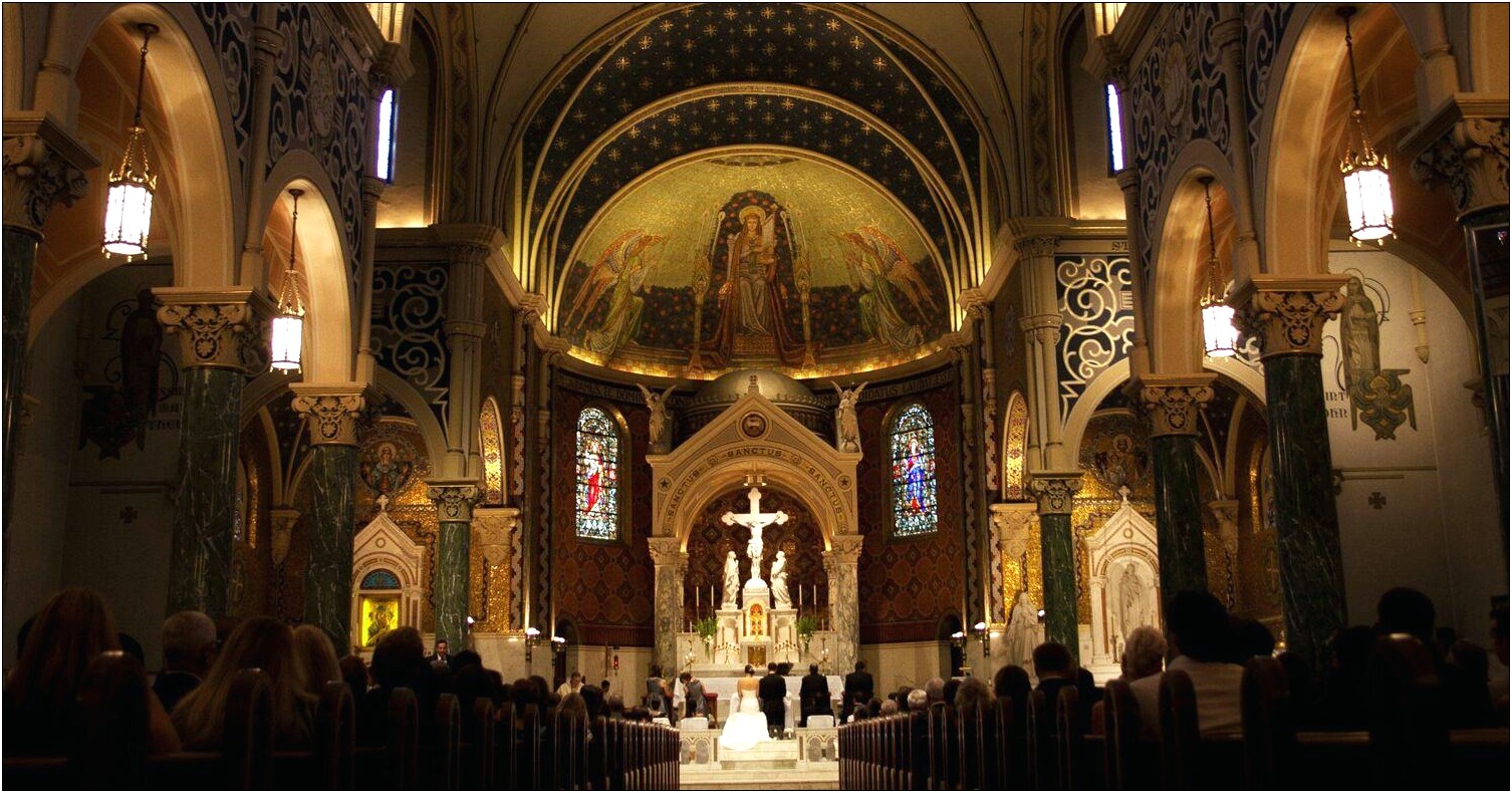 Catholic Wedding Program Template With Mass Word