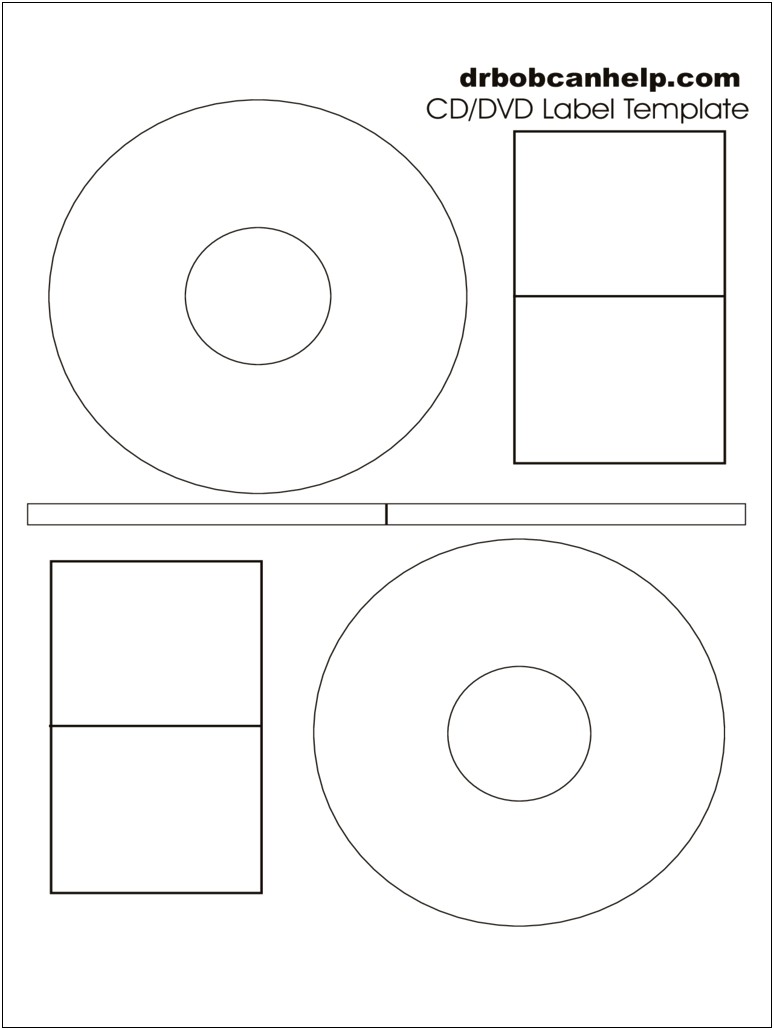 Cd Dvd Label Template For Word