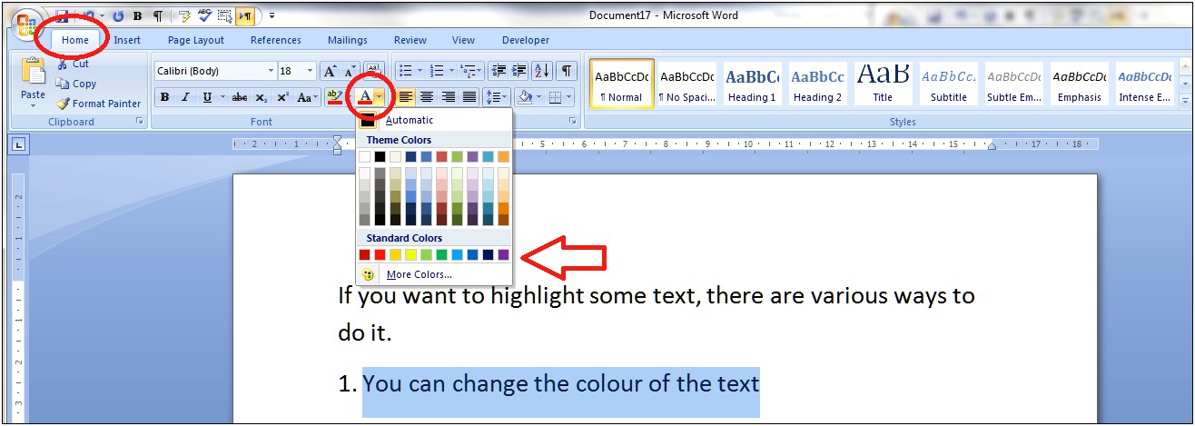 Change Text Highlight Color Word Mac Templates