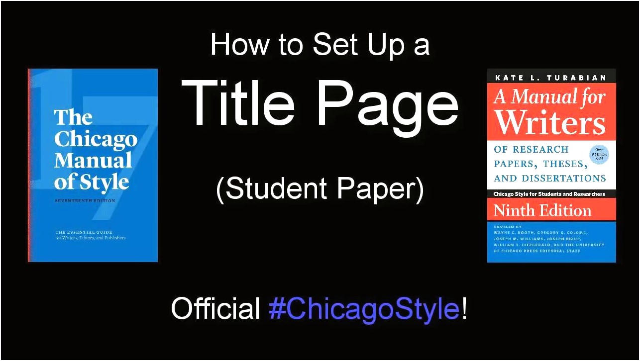 Chicago Manual Of Style Word Template