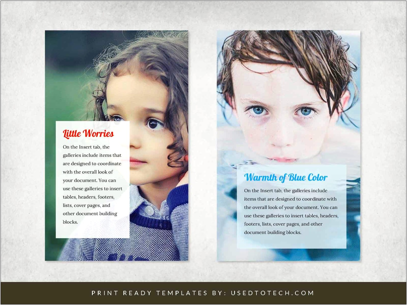 Children's Book Template For Word