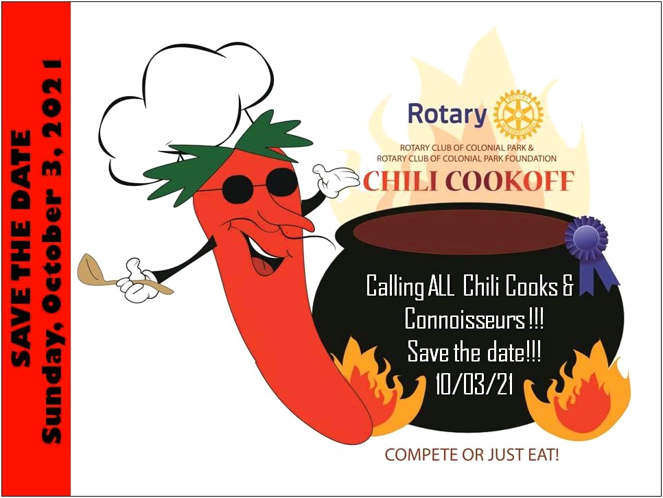 Chili Cook Off Flyer Template Word