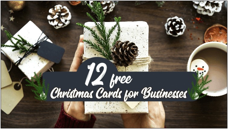 Christmas Business Card Template For Word