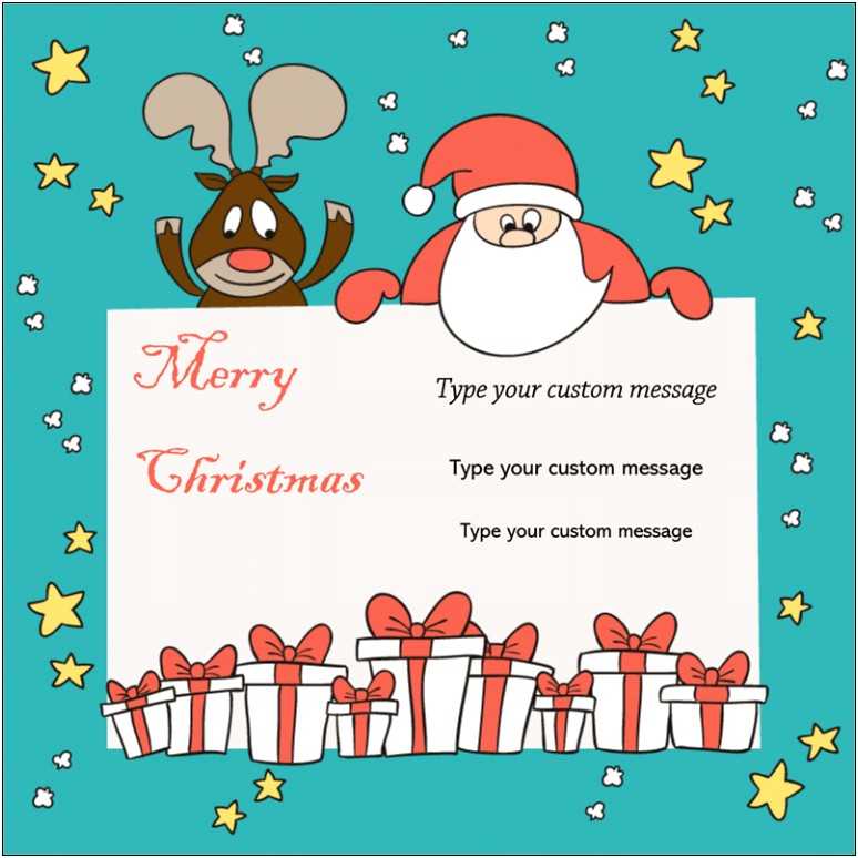 Christmas Gift Voucher Templates For Word