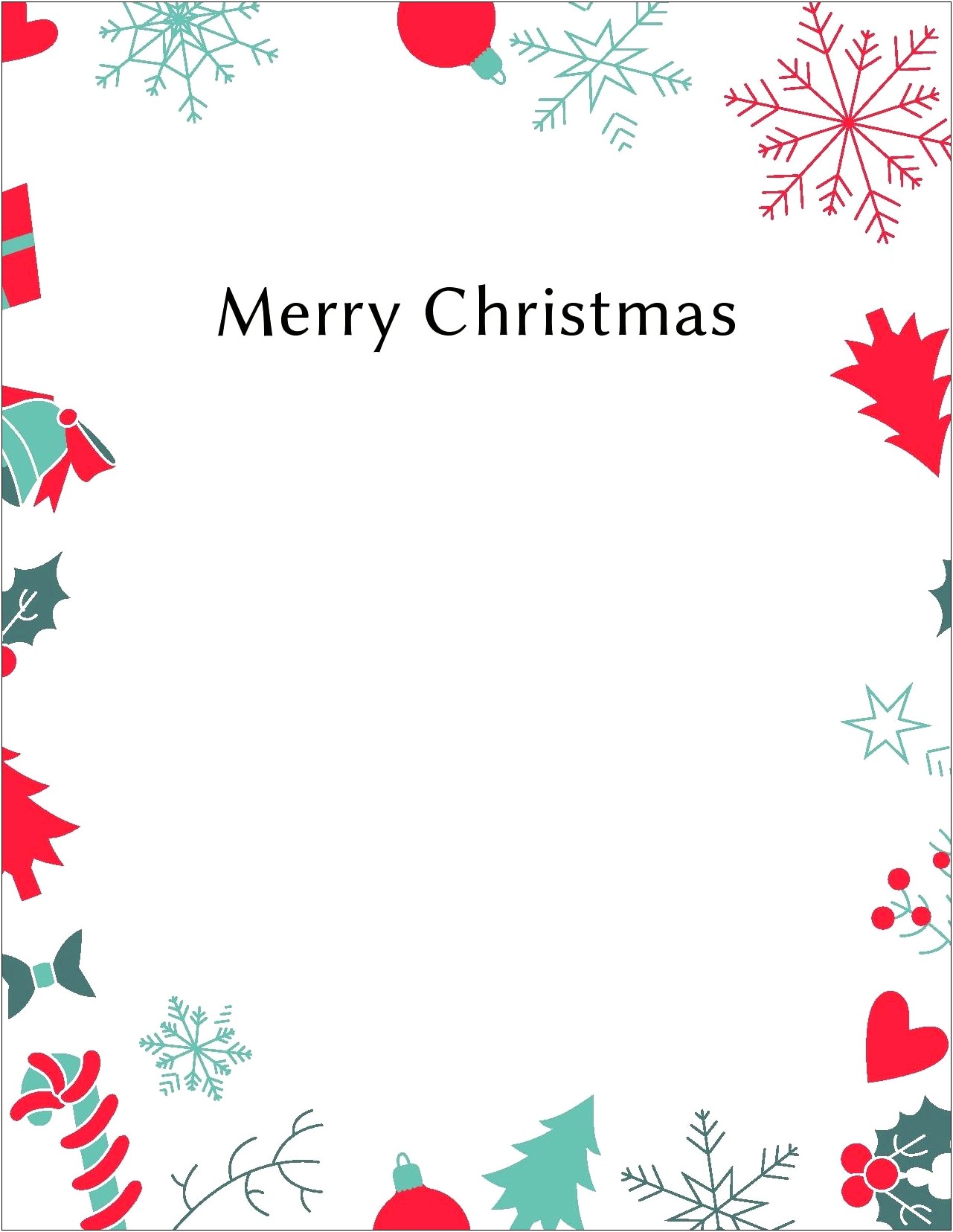 Christmas Letter Template Photos 2017 Microsoft Word