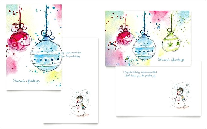 Christmas Photo Card Templates For Word