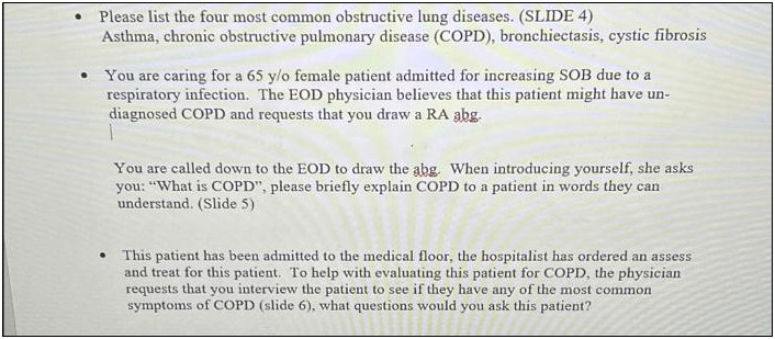 Chronic Respiratory Disease Questionnaire Template Word