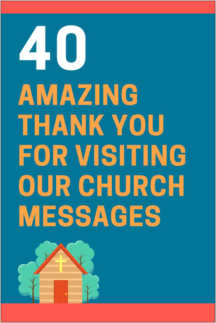 Church Visitor Follow Up Postcard Word Template