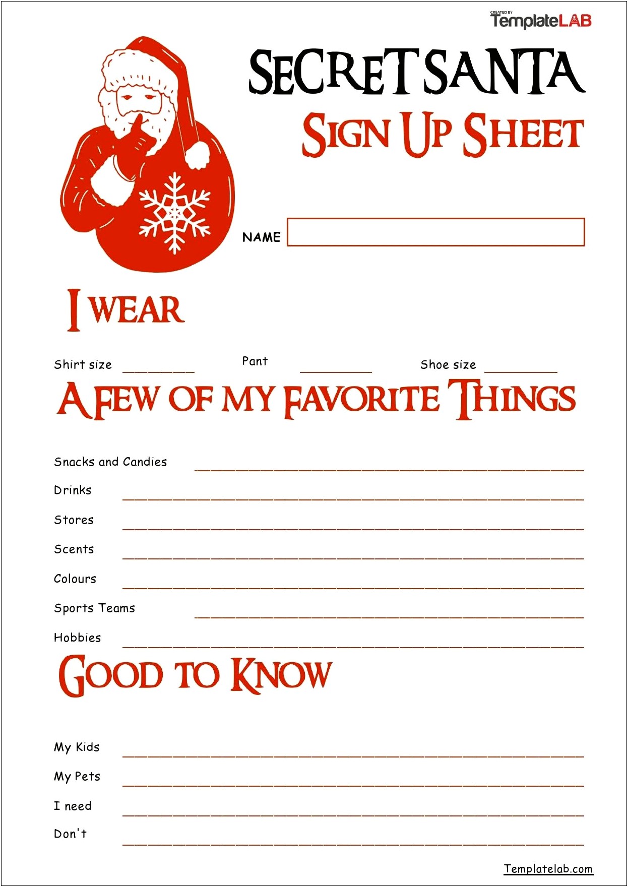 Club Sign Up Sheet Template Word