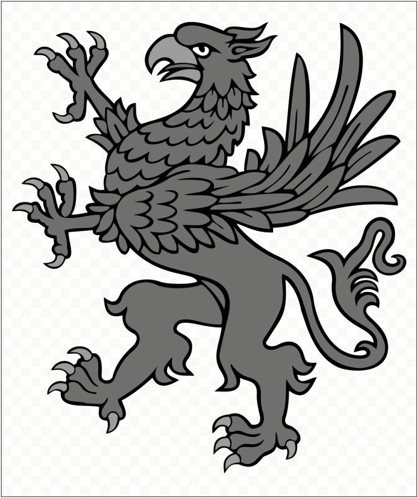 Coat Of Arms Griffin Template For Microsoft Word