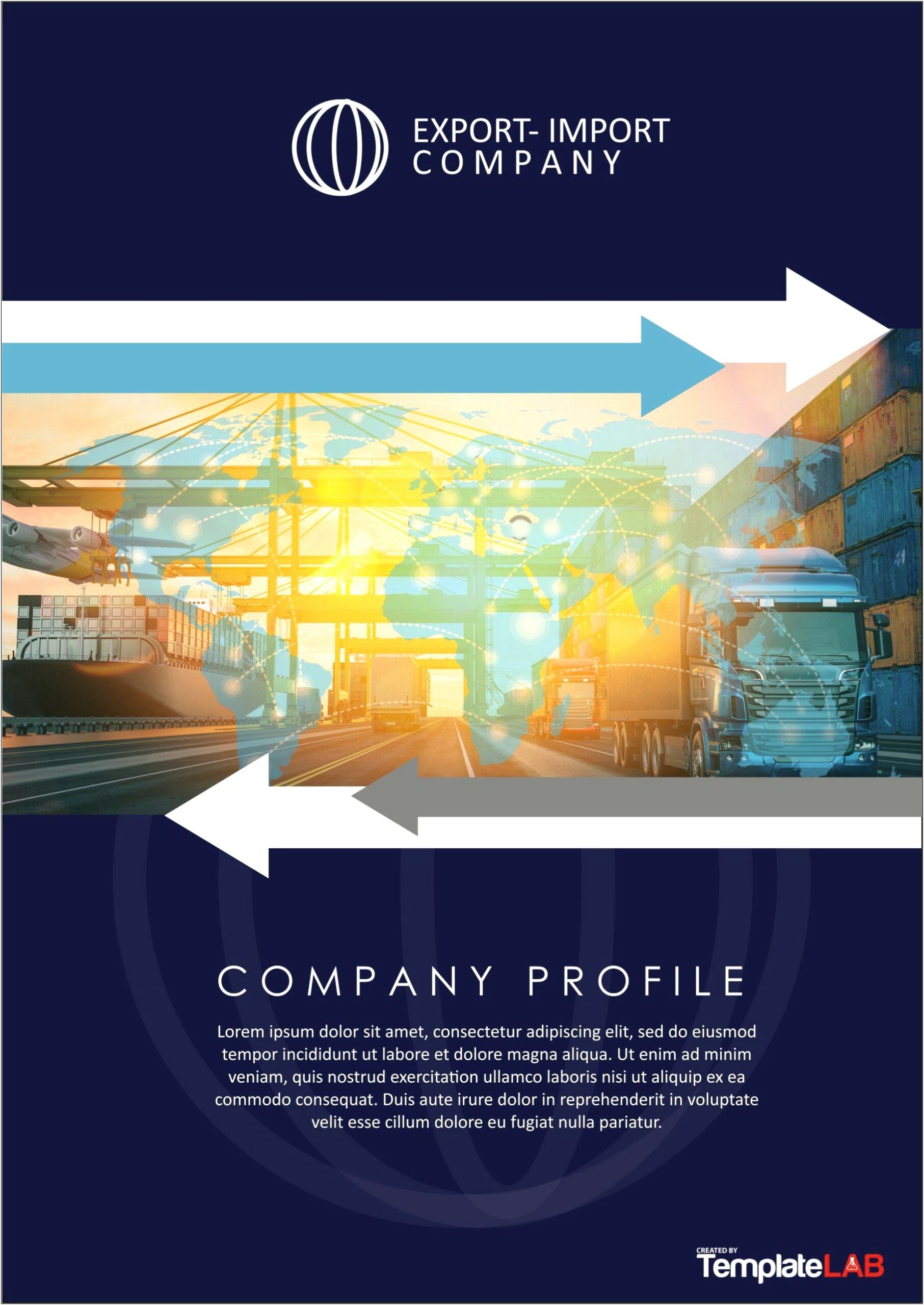 Construction Company Profile Template Word Format
