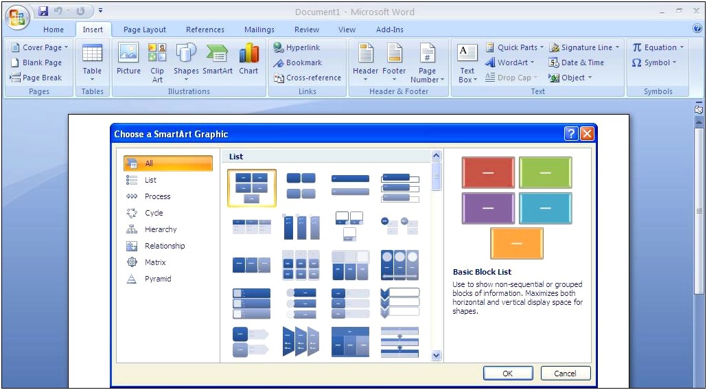 Cover Page For Ms Word 2007 Templates