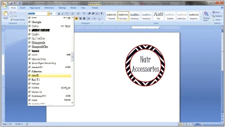 Create A Label Template For Word