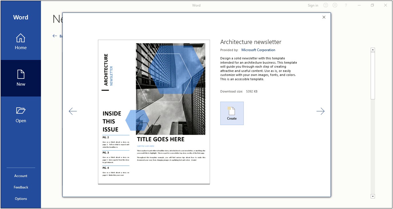Create A Newsletter Template In Word 2010
