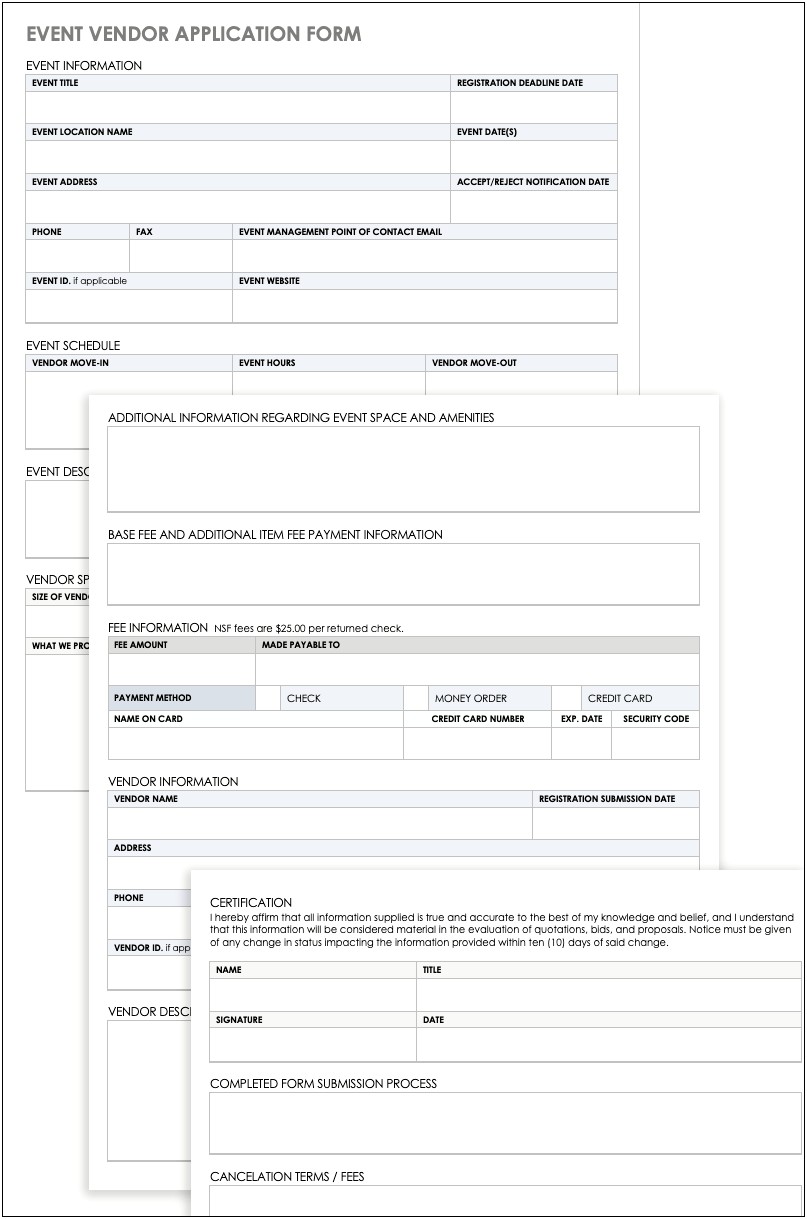 Create Fillable Event Request Form Template Word