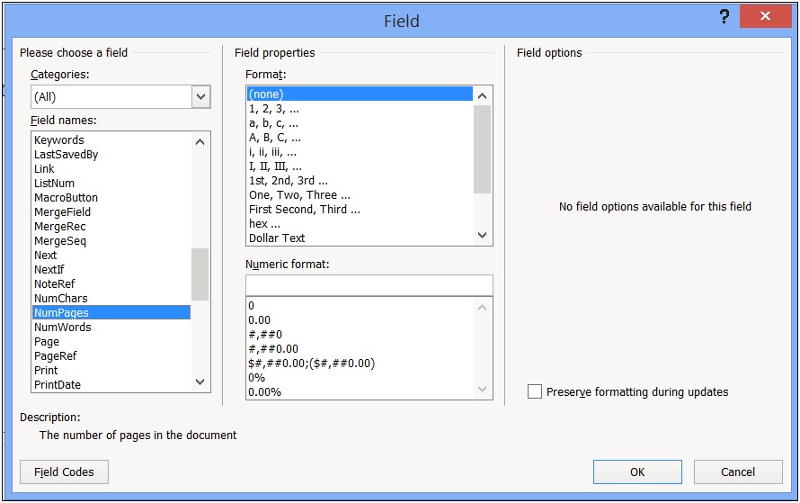 Create Template In Word 2007 With Fields