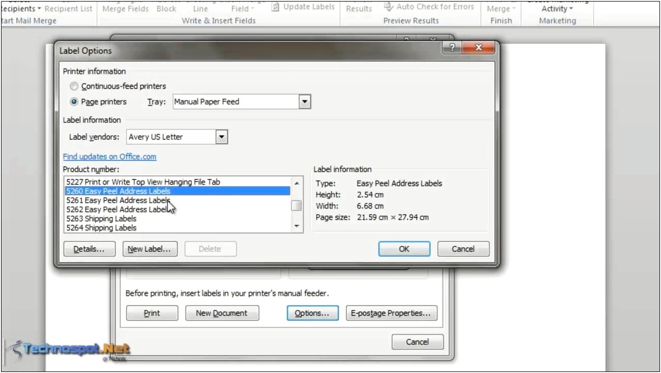 Create Template In Word For Mailing Labels