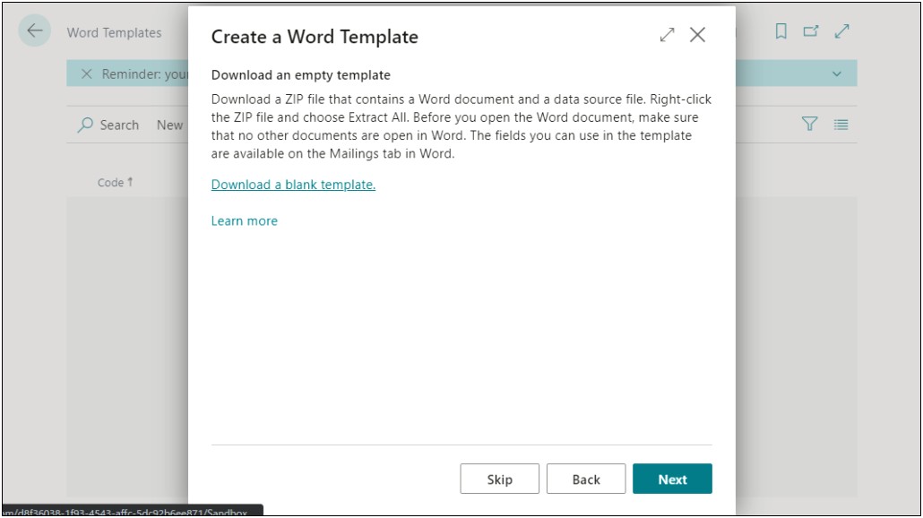 Create Template In Word With Fields