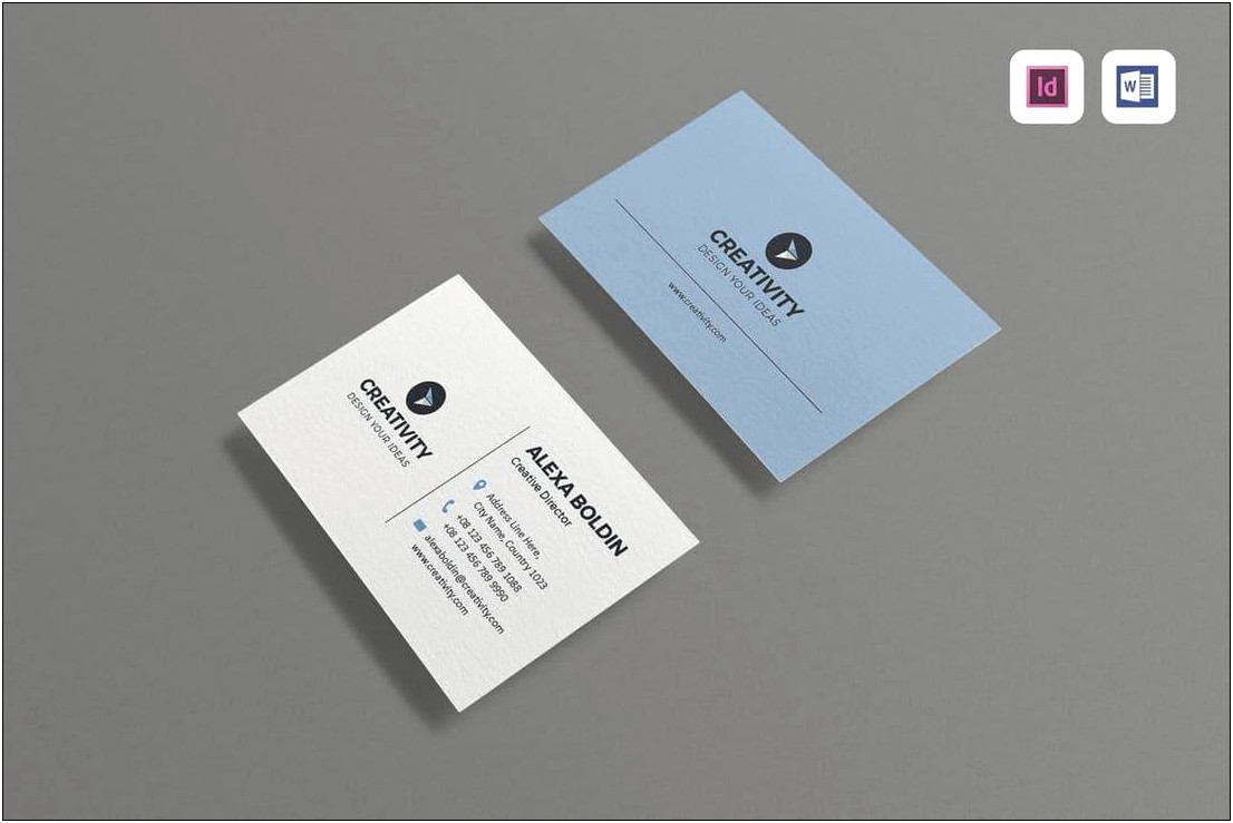 Create Your Own Business Card Template Word